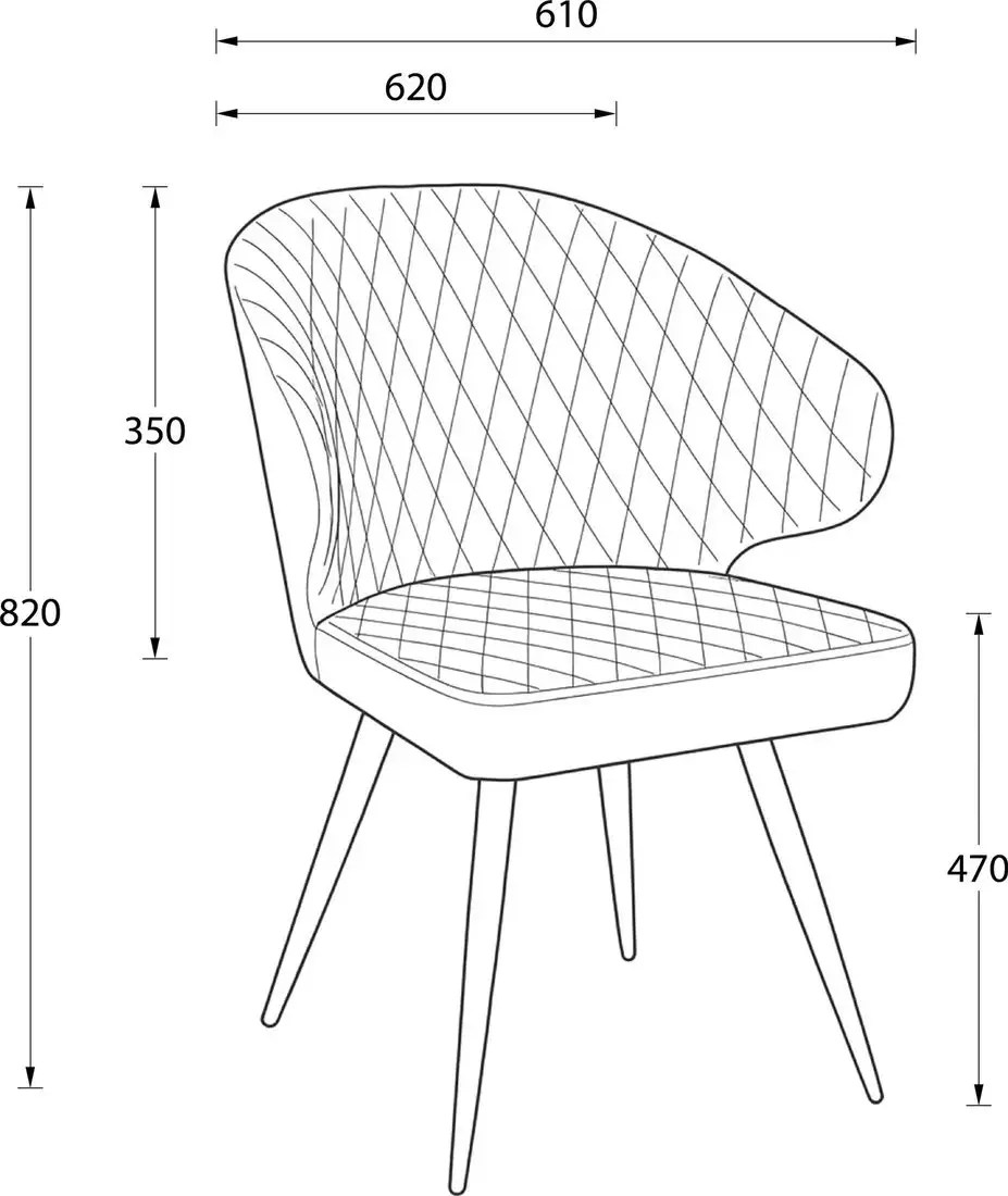 Стул Мамадома Rob (b10 Green Lux/черный)