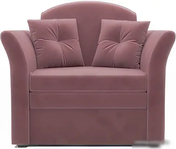 Кресло-кровать Мебель-АРС Малютка №2 (велюр, пудра НВ-178 18) – фото товара