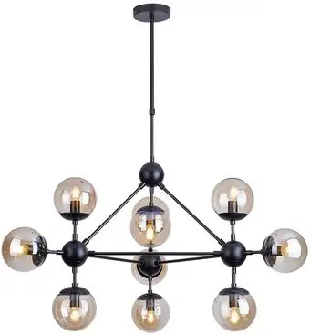 Подвесная люстра Arte Lamp Bolla A1664SP-10BK – изображение в каталоге