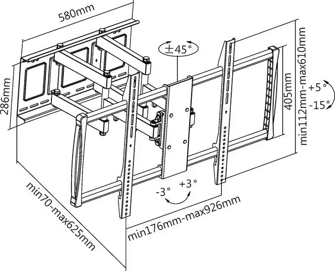 Кронштейн Ultramounts UM914 (черный) – фото товара