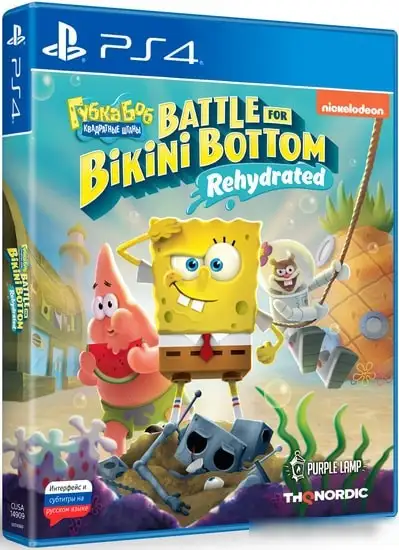 Игра SpongeBob SquarePants: Battle For Bikini Bottom - Rehydrated для PlayStation 4 – фото товара