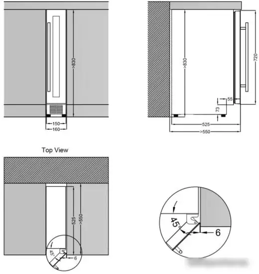 Винный шкаф Dunavox DAUF-9.22B — фото товара