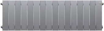 Биметаллический радиатор Royal Thermo PianoForte 300 Silver Satin (16 секций) боковое подключение - изображение в каталоге