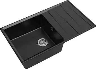 Кухонная мойка GranFest GF-LV-860L (черный) - изображение в каталоге