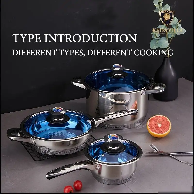 Набор кастрюль Kaisa Villa KV-21G – фото товара
