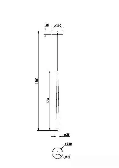 Подвесная люстра Maytoni Cascade MOD132PL-L36BSK – фото товара
