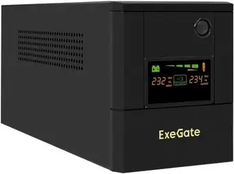 Источник бесперебойного питания ExeGate Smart LB-2200.LCD.AVR.4SH.USB EX299787RUS – изображение в каталоге