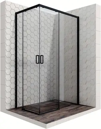 Душевой уголок Ambassador Queen Black 11011205R 120х80 - изображение в каталоге