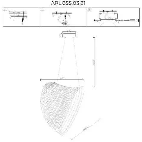 Подвесная люстра Aployt APL.655.03.21 – фото товара