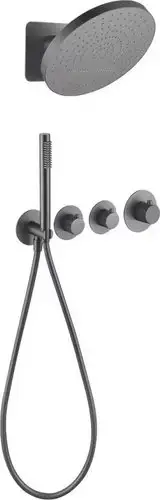 Душевая система Grocenberg GB5020 с термостатом (графит) - изображение в каталоге