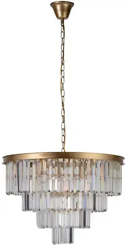 Подвесная люстра LOFT IT Prism Clear 10019/600C Gold – изображение в каталоге