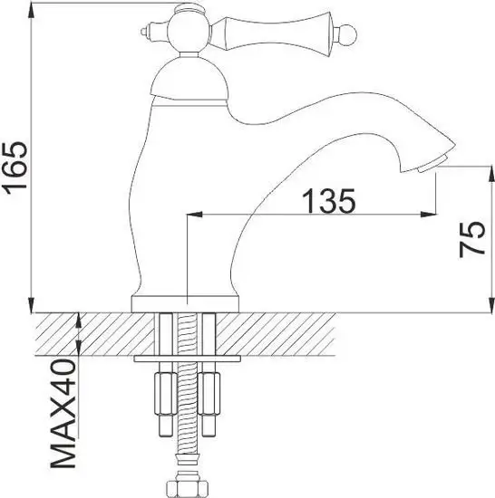 Смеситель Rose R0101Q - фото товара
