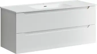 Sancos Тумба под умывальник Norma 2.0 NR2.0120-1W (белый глянец) – изображение в каталоге