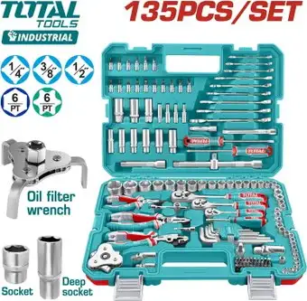 Универсальный набор инструментов Total THKTHP21356 (135 предметов) – изображение в каталоге