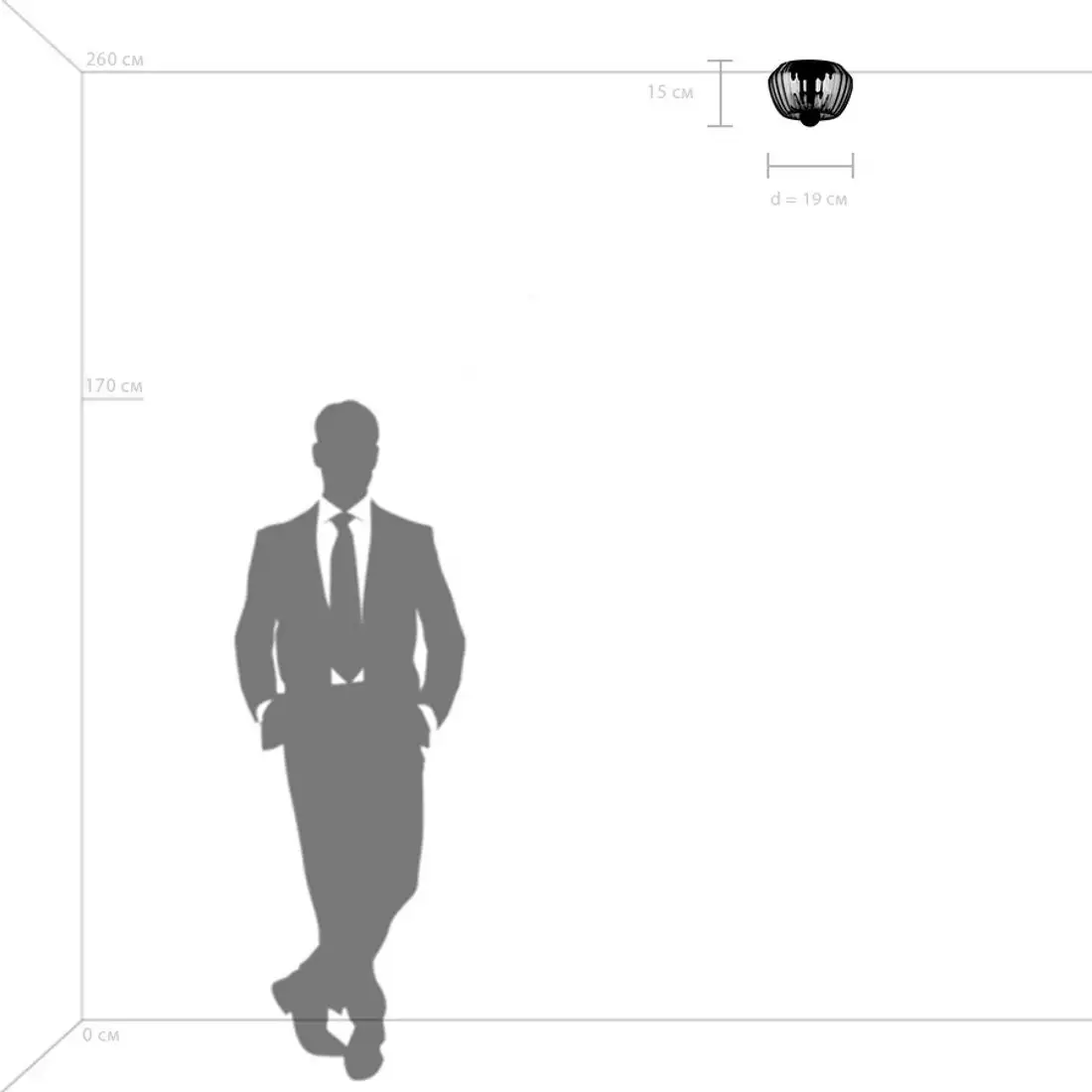 Припотолочная люстра Lightstar Celesta 809002 – фото товара