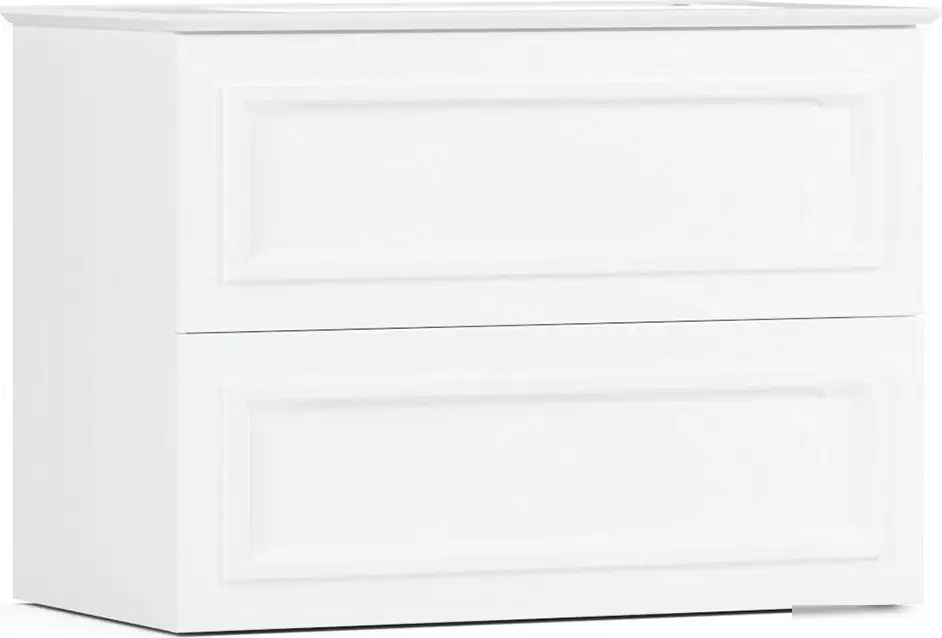 Belux Тумба под умывальник София НП 85-02 (1, белый глянцевый) – фото товара