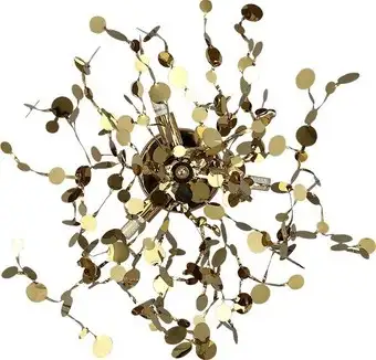 Бра Crystal Lux GARDEN AP-PL3 D400 GOLD – изображение в каталоге