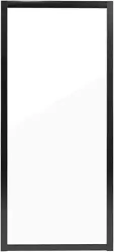 Душевая стенка Grossman Cosmo 100х195 200.K33.02.100.21.00 (черный матовый/стекло прозрачное) - изображение в каталоге