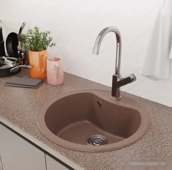 Кухонная мойка Mixline ML-GM09 551794 (терракотовый) - фото товара