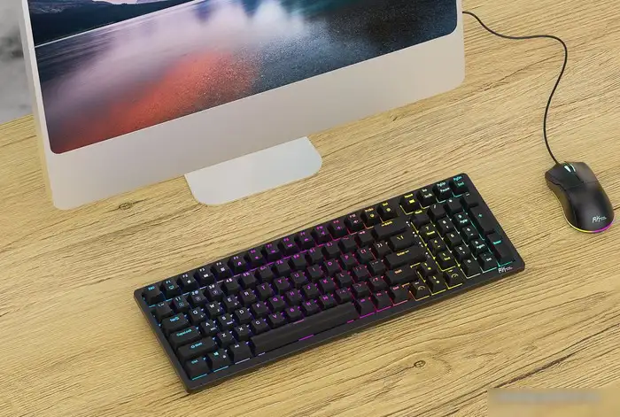 Клавиатура Royal Kludge RK98 RGB (черный, RK Brown) – фото товара