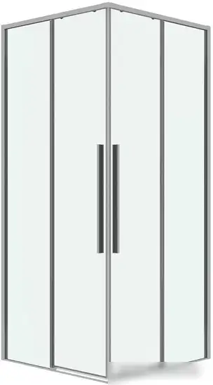 Душевая дверь Grossman Galaxy 80x195 1/2.K33.01.80.10.00 (хром/прозрачное стекло) - фото товара