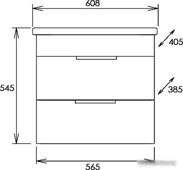 Мебель для ванных комнат Onika Тумба под умывальник Легран 60.13 106117 – фото товара