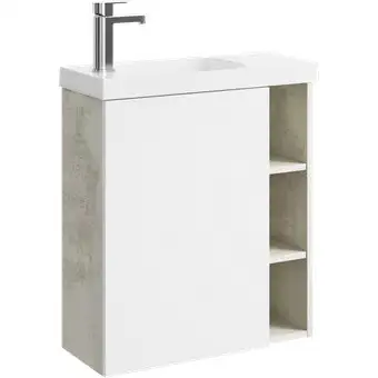 Aqwella Тумба под умывальник Aqwella Alba ALB0106LLS + ALB0706WM – изображение в каталоге