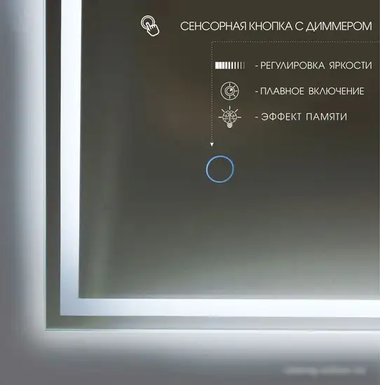 Алмаз-Люкс Зеркало Darwin 12080s-6 120x80 – фото товара