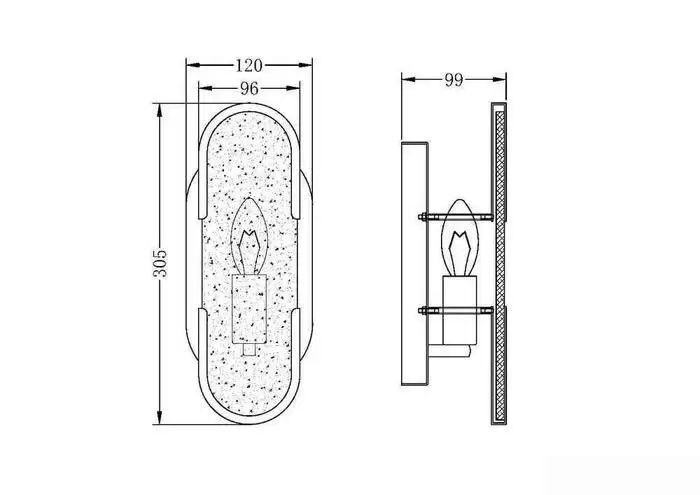 Бра Maytoni Marmo MOD099WL-01G3 – фото товара