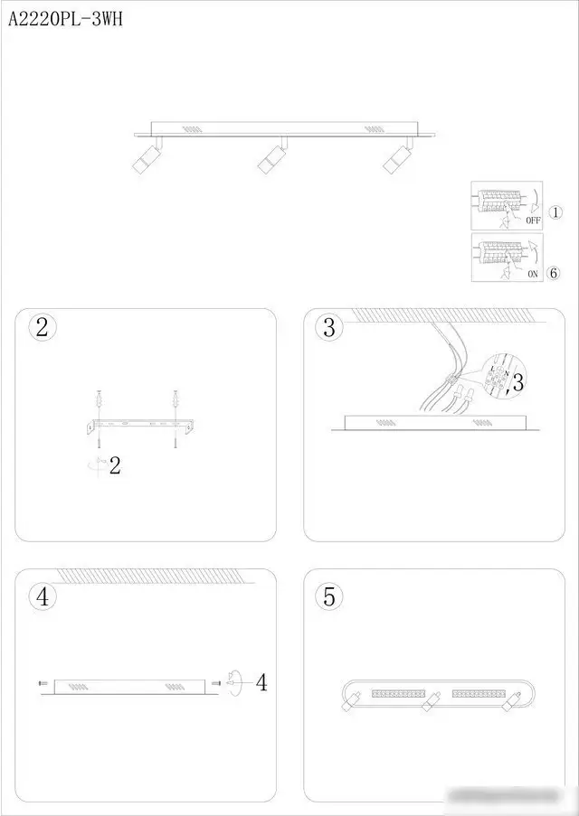Спот Arte Lamp A2220PL-3WH – фото товара