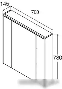 Roca Шкаф с зеркалом Roca ZRU9302969 – фото товара