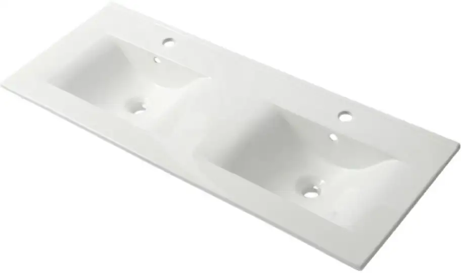 ЗОВ Тумба с умывальником Кито 120 K120LW0MRM-OL120 (белый/тростник) – фото товара