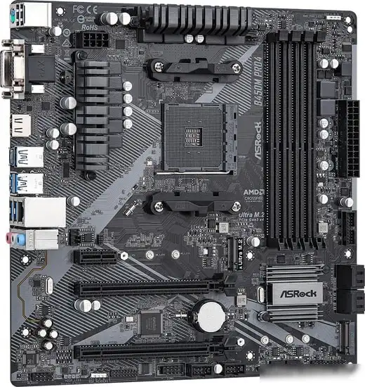 Материнская плата ASRock B450M Pro4 R2.0 – фото товара