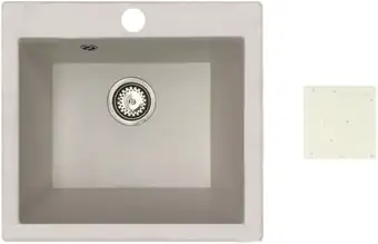 Кухонная мойка БелЭворс Mini (белый, без сифона) - изображение в каталоге