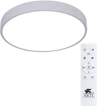 Припотолочная люстра Arte Lamp Arena A2661PL-1WH – изображение в каталоге