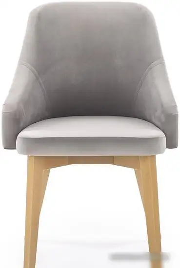 Стул с подлокотниками Halmar Toledo 2 (дуб медовый/solo 265) – фото товара