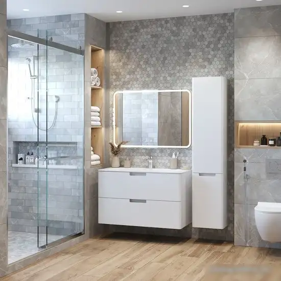 Briz Тумба подвесная Прато 100 с умывальником Прато – фото товара