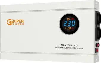 Стабилизатор напряжения Kiper Power Slim 2000 LCD – изображение в каталоге