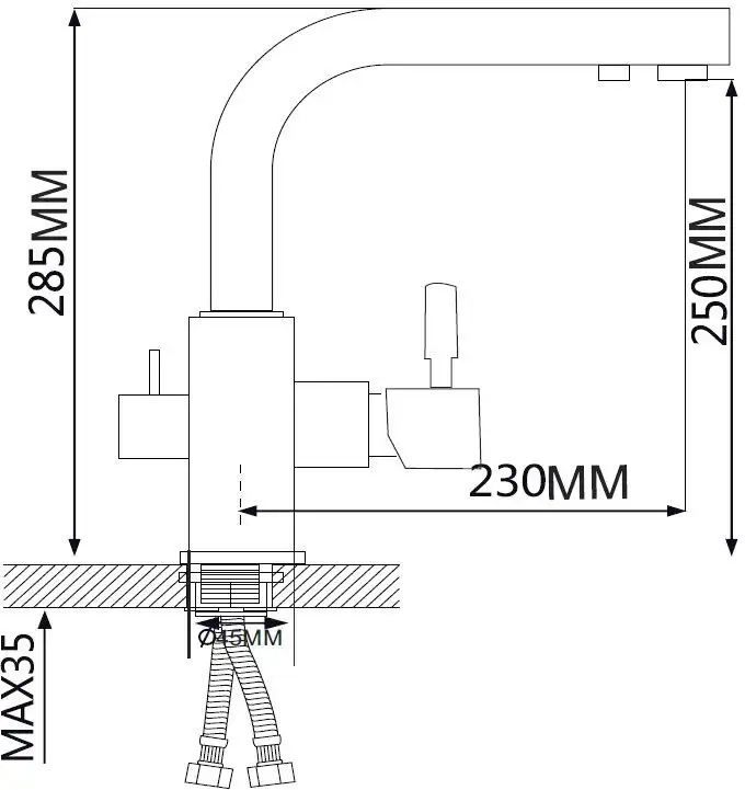 Смеситель Ekko EM4352-7 - фото товара