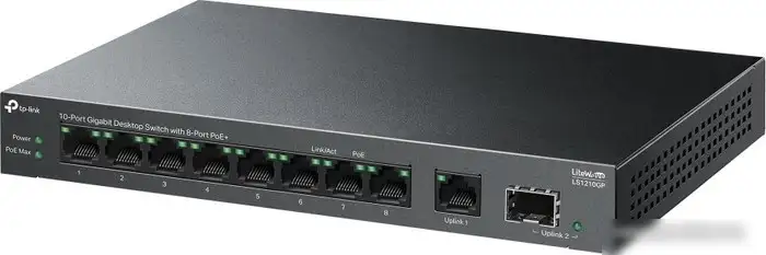 Неуправляемый коммутатор TP-Link LiteWave LS1210GP V1 – фото товара
