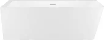 Ванна Wellsee Bromance 170x78 23160401R (пристенная ванна (левая) белый глянец, экран, ножки, сифон-автомат хром) - изображение в каталоге