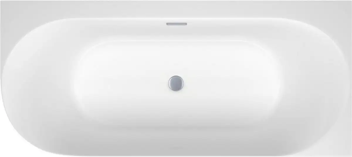 Ванна Wellsee Collaro 180x80 28910601R (пристенная ванна (правая) белый глянец, экран, ножки, сифон-автомат хром) - фото товара