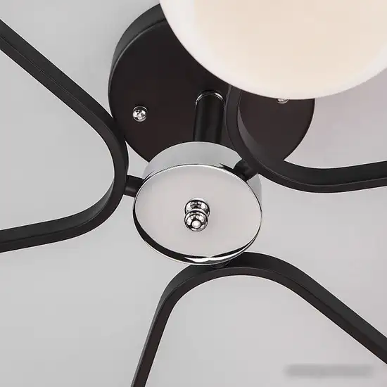 Люстра средней высоты Евросвет Blasco 30145/6 хром/венге – фото товара