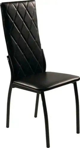 Стул ВВР Румба (черный/черный, экокожа)