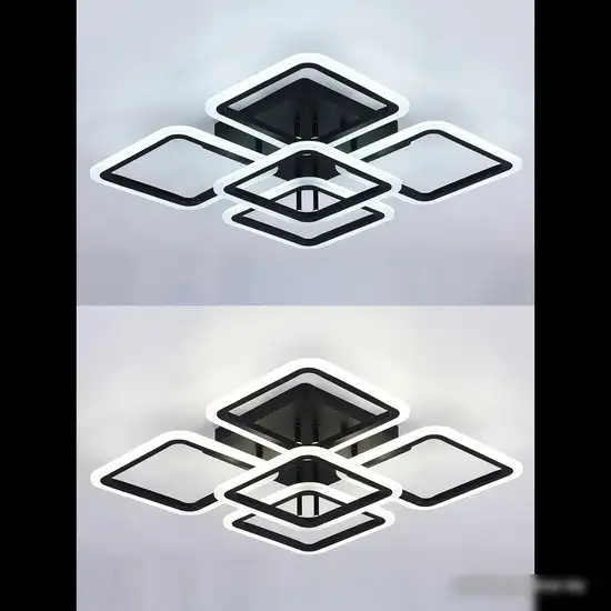 Припотолочная люстра Natali Kovaltseva High-Tech Led Lamps 82022 Black – фото товара