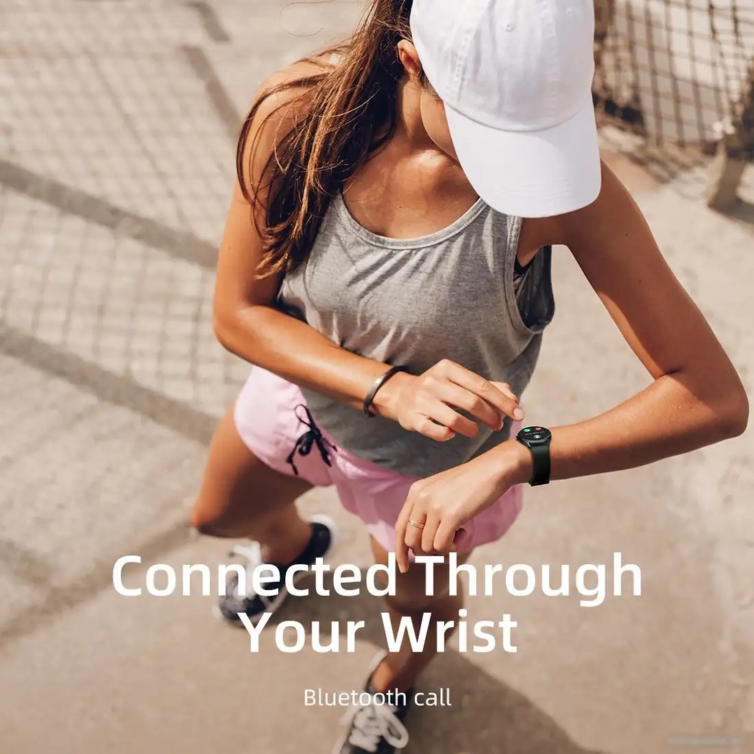 Умные часы QCY Watch GT (серебристый/белый) – фото товара