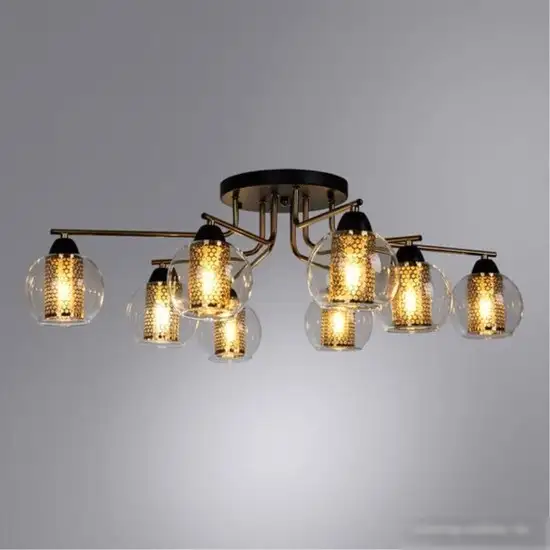 Люстра средней высоты Arte Lamp Manchester A7045PL-8BK – фото товара