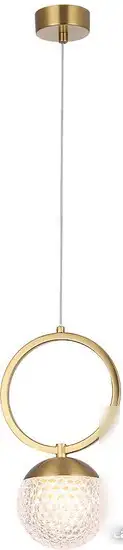 Подвесная люстра Crystal Lux Carolina SP1 V1 (Brass) – фото товара