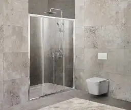 Душевая дверь BelBagno Unique-BF-2-150/180-P-Cr (матовое стекло)