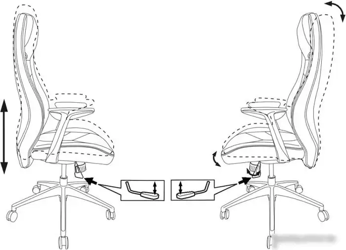 Кресло Бюрократ Zen/Black – фото товара